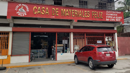 Casa de materiales feliz